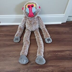Walmart Hanging Baboon Plush Stuffed Animal Mandrill Monkey 27 Inch 327203